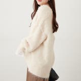 【6色展開】シャギーVカーディガン | RMAF　NICE CLAUP / OLIVE des OLIVE | 詳細画像9 