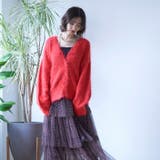 【6色展開】シャギーVカーディガン | RMAF　NICE CLAUP / OLIVE des OLIVE | 詳細画像31 