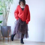 【6色展開】シャギーVカーディガン | RMAF　NICE CLAUP / OLIVE des OLIVE | 詳細画像32 