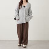 【6色展開】シャギーVカーディガン | RMAF　NICE CLAUP / OLIVE des OLIVE | 詳細画像40 