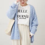 ブルー | 【6色展開】シャギーVカーディガン | RMAF　NICE CLAUP / OLIVE des OLIVE