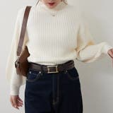 ボトルネックリブプルオーバー | RMAF　NICE CLAUP / OLIVE des OLIVE | 詳細画像4 