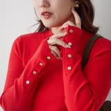 【8色展開】袖ボタンハイネックリブプルオーバー | RMAF　NICE CLAUP / OLIVE des OLIVE | 詳細画像35 