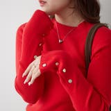 【8色展開】袖ボタンハイネックリブプルオーバー | RMAF　NICE CLAUP / OLIVE des OLIVE | 詳細画像32 