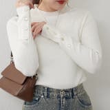 【8色展開】袖ボタンハイネックリブプルオーバー | RMAF NICE CLAUP / OLIVE des OLIVE | 詳細画像18