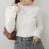【8色展開】袖ボタンハイネックリブプルオーバー | RMAF NICE CLAUP / OLIVE des OLIVE | 詳細画像19