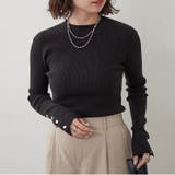 【8色展開】袖ボタンハイネックリブプルオーバー | RMAF NICE CLAUP / OLIVE des OLIVE | 詳細画像53