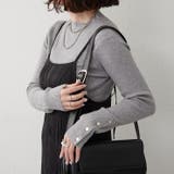 トップグレー | 【8色展開】袖ボタンハイネックリブプルオーバー | RMAF NICE CLAUP / OLIVE des OLIVE