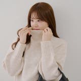 ベージュ | ヤクタッチハイネックプルオーバー | RMAF　NICE CLAUP / OLIVE des OLIVE