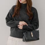 チャコール | ヤクタッチハイネックプルオーバー | RMAF　NICE CLAUP / OLIVE des OLIVE