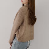 【5色展開】ヤクタッチハーフジップニット | RMAF　NICE CLAUP / OLIVE des OLIVE | 詳細画像34 