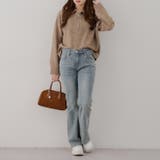 【5色展開】ヤクタッチハーフジップニット | RMAF　NICE CLAUP / OLIVE des OLIVE | 詳細画像37 