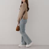 【5色展開】ヤクタッチハーフジップニット | RMAF　NICE CLAUP / OLIVE des OLIVE | 詳細画像38 