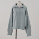 【5色展開】ヤクタッチハーフジップニット | RMAF　NICE CLAUP / OLIVE des OLIVE | 詳細画像40 