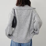 ネップ入りハーフジップニット | RMAF NICE CLAUP / OLIVE des OLIVE | 詳細画像6