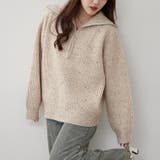 ネップ入りハーフジップニット | RMAF NICE CLAUP / OLIVE des OLIVE | 詳細画像11