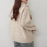 ネップ入りハーフジップニット | RMAF NICE CLAUP / OLIVE des OLIVE | 詳細画像14