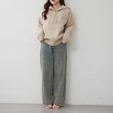 ネップ入りハーフジップニット | RMAF NICE CLAUP / OLIVE des OLIVE | 詳細画像15