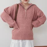 ネップ入りハーフジップニット | RMAF NICE CLAUP / OLIVE des OLIVE | 詳細画像20