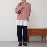 ネップ入りハーフジップニット | RMAF NICE CLAUP / OLIVE des OLIVE | 詳細画像23