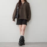 ネップ入りハーフジップニット | RMAF NICE CLAUP / OLIVE des OLIVE | 詳細画像31