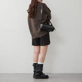 ネップ入りハーフジップニット | RMAF NICE CLAUP / OLIVE des OLIVE | 詳細画像34