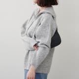 ネップ入りハーフジップニット | RMAF NICE CLAUP / OLIVE des OLIVE | 詳細画像5