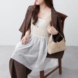 アイボリー | かぎ針×チュールチュニック | RMAF NICE CLAUP / OLIVE des OLIVE