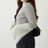 【Web限定】フェザー切替ニット | RMAF　NICE CLAUP / OLIVE des OLIVE | 詳細画像11 