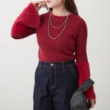 【Web限定】フェザー切替ニット | RMAF　NICE CLAUP / OLIVE des OLIVE | 詳細画像16 