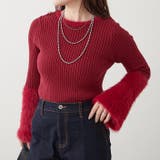 【Web限定】フェザー切替ニット | RMAF　NICE CLAUP / OLIVE des OLIVE | 詳細画像17 