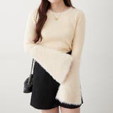 【Web限定】フェザー切替ニット | RMAF　NICE CLAUP / OLIVE des OLIVE | 詳細画像3 