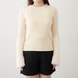 【Web限定】フェザー切替ニット | RMAF　NICE CLAUP / OLIVE des OLIVE | 詳細画像33 