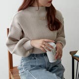PBTボトルネックプルオーバー | NICE CLAUP / OLIVE des OLIVE OUTLET | 詳細画像2