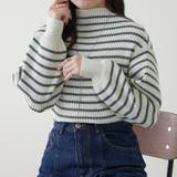 グリーン系 | PBTボトルネックプルオーバー | NICE CLAUP / OLIVE des OLIVE OUTLET