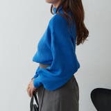 【Web限定】PBTボトルネックプルオーバー | NICE CLAUP / OLIVE des OLIVE OUTLET | 詳細画像3