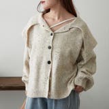 襟付きニットカーディガン | NICE CLAUP / OLIVE des OLIVE OUTLET | 詳細画像3