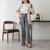 ジャガードニットカーディガン | NICE CLAUP / OLIVE des OLIVE OUTLET | 詳細画像15