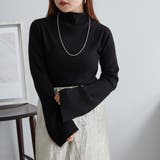 【Web限定】袖フレアハイネックニット | NICE CLAUP / OLIVE des OLIVE OUTLET | 詳細画像36
