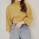 PBTパフスリーブニット | NICE CLAUP / OLIVE des OLIVE OUTLET | 詳細画像1