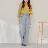 PBTパフスリーブニット | NICE CLAUP / OLIVE des OLIVE OUTLET | 詳細画像6