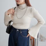 アイボリー | 【Web限定】袖フレアニット | NICE CLAUP / OLIVE des OLIVE OUTLET