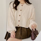 【Web限定】前後2wayモールケーブルニット | NICE CLAUP / OLIVE des OLIVE OUTLET | 詳細画像4