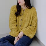 【Web限定】前後2wayモールケーブルニット | NICE CLAUP / OLIVE des OLIVE OUTLET | 詳細画像9