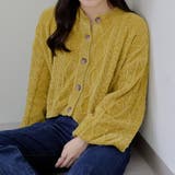 イエロー | 【Web限定】前後2wayモールケーブルニット | NICE CLAUP / OLIVE des OLIVE OUTLET