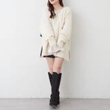 ブークレV開きニットプルオーバー | RMAF NICE CLAUP / OLIVE des OLIVE | 詳細画像20