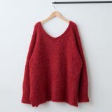 ブークレV開きニットプルオーバー | RMAF NICE CLAUP / OLIVE des OLIVE | 詳細画像54