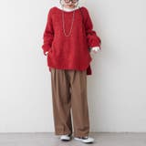 ブークレV開きニットプルオーバー | RMAF NICE CLAUP / OLIVE des OLIVE | 詳細画像42