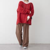 ブークレV開きニットプルオーバー | RMAF NICE CLAUP / OLIVE des OLIVE | 詳細画像43