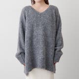 ブークレV開きニットプルオーバー | RMAF NICE CLAUP / OLIVE des OLIVE | 詳細画像58